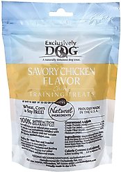 Exclusively Dog Savory Chicken Flavor Training Dog Treats, 7-oz bag slide 2 of 7