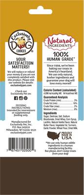 Show full view: Exclusively Dog Vanilla Sandwich Cremes Dog Treats, 8-oz bag slide 3 of 9