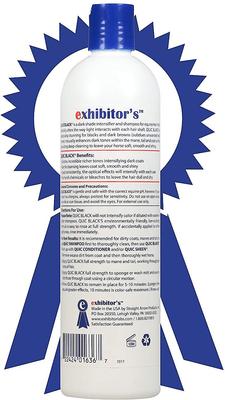 Show full view: Exhibitor's Quic Black Dark Intensifier Pet Shampoo, 16-fl oz bottle slide 2 of 3