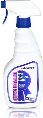 Show full view: Exhibitor's Quic Braid Mane & Tail Control Horse Spray, 16-fl oz spray slide 1 of 1