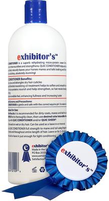Show full view: Exhibitor's Quic Moisturizer & Strengthener Pet Conditioner, 32-fl oz bottle slide 2 of 2