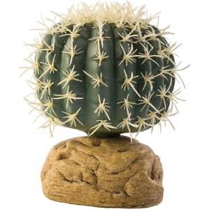 Exo Terra Barrel Cactus Reptile Terrarium Plant, Small