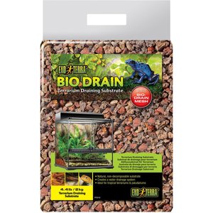 Exo Terra Bio Drain Terrarium Draining Reptile Substrate, 4.4-lb bag