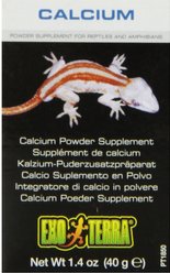 Exo Terra Calcium Powder Reptile & Amphibian Supplement, 1.4-oz box