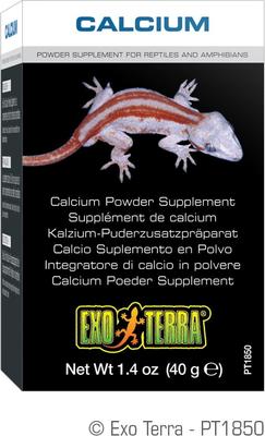 Show full view: Exo Terra Calcium Powder Reptile & Amphibian Supplement, 1.4-oz box slide 6 of 6