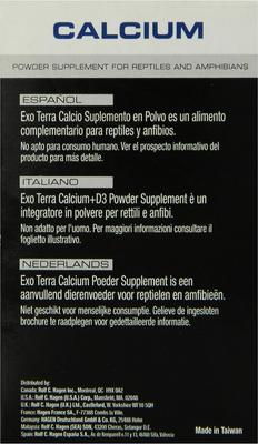 Show full view: Exo Terra Calcium Powder Reptile & Amphibian Supplement, 3.2-oz box slide 5 of 7