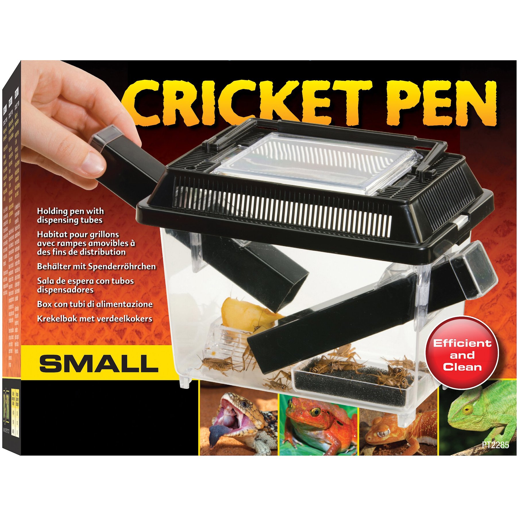 Exo Terra Cricket Pen with Dispensing Tubes, Small: 2 tubes