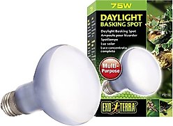 Exo Terra Daylight Basking Reptile Spot Lamp, 75-w bulb