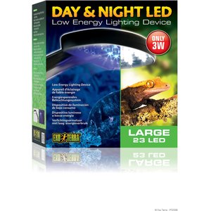 Exo Terra Day/Night Reptile Terrarium LED Fixture, Large
