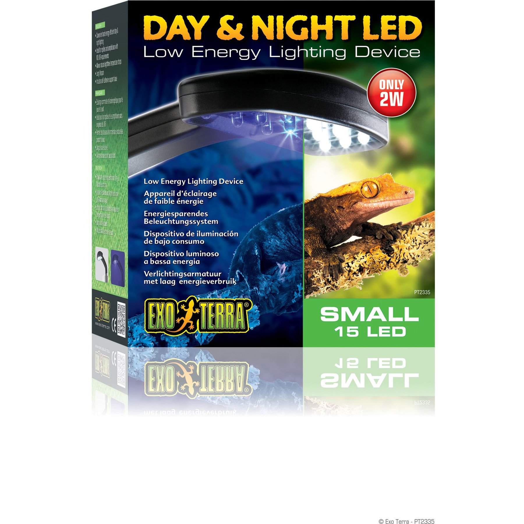 EXO TERRA Day/Night Reptile Terrarium LED Fixture, Small