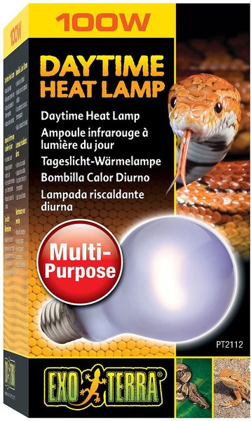 EXO TERRA Daytime Heat Reptile Lamp, 100-w bulb