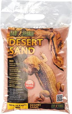 Show full view: Exo Terra Desert Sand Terrarium Reptile Substrate, Red, 10-lb bag slide 2 of 6