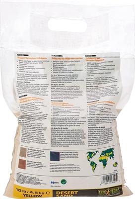 Show full view: Exo Terra Desert Sand Terrarium Reptile Substrate, Yellow, 10-lb bag slide 4 of 7