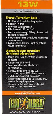 Show full view: Exo Terra Desert UVB 150 Reptile Bulb, 13-w slide 5 of 8