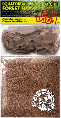 Show full view: Exo Terra Equatorial Forest Floor Reptile Substrate, 4-qt bag slide 1 of 2