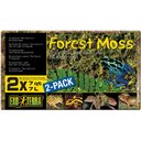 Exo Terra Forest Moss Tropical Terrarium Reptile Substrate, 7-qt, 2 count