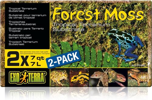Show full view: Exo Terra Forest Moss Tropical Terrarium Reptile Substrate, 7-qt, 2 count slide 2 of 5