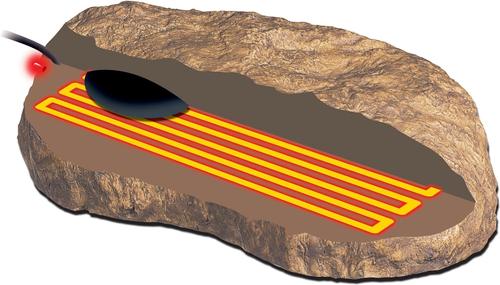 Show full view: Exo Terra Heatwave Rock Reptile Heater, Small slide 4 of 4
