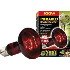 Exo Terra Infrared Basking Reptile Spot Lamp, 100-w bulb