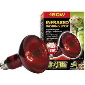 EXO TERRA Sun Glo Halogen Daylight Reptile Lamp, 50-w bulb - Chewy.com