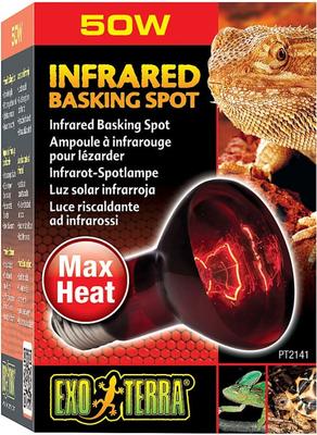 Show full view: Exo Terra Infrared Basking Reptile Spot Lamp, 50-w bulb slide 3 of 5