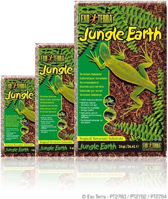 Show full view: Exo Terra Jungle Earth Tropical Terrarium Reptile Substrate, 4-qt slide 4 of 6