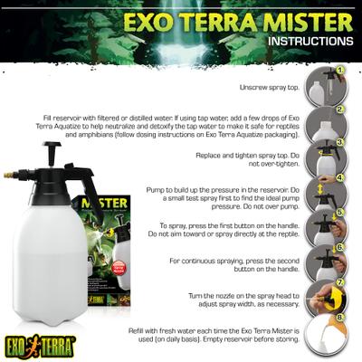 Show full view: Exo Terra Mister Portable Pressure Sprayer, 2-qt slide 3 of 9