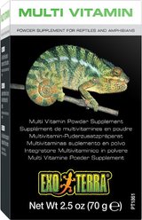 Exo Terra Multi Vitamin Reptile & Amphibian Supplement, 2.5-oz box