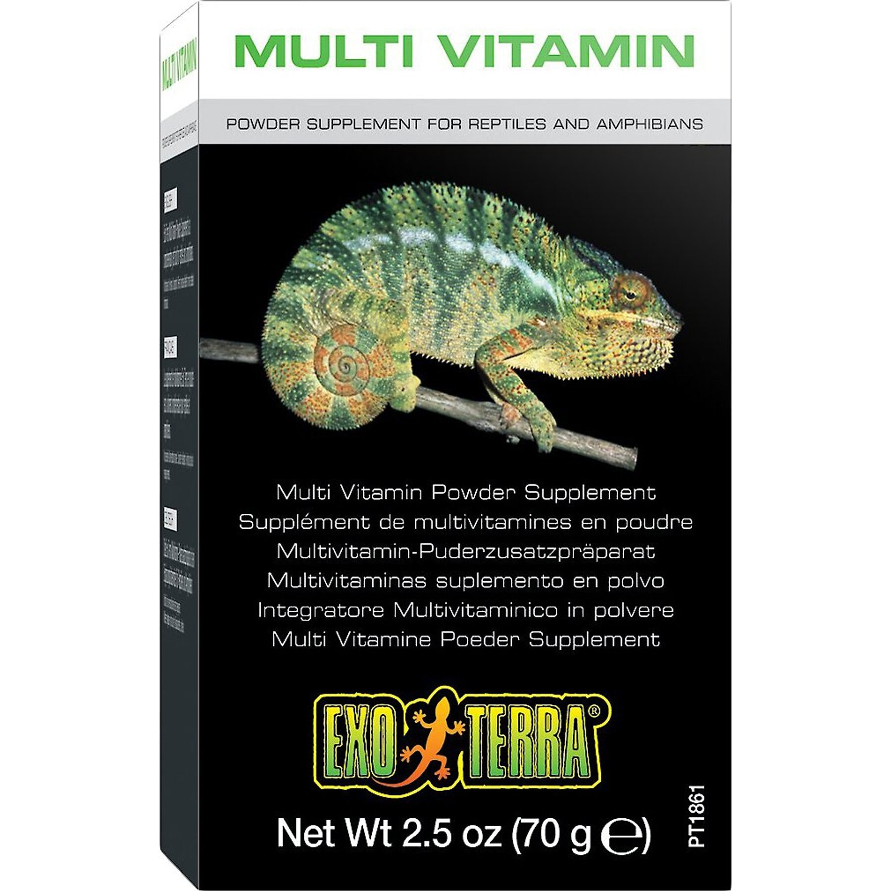 Exo Terra Multi Vitamin Reptile & Amphibian Supplement, 2.5-oz box