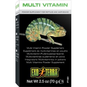 Exo Terra Multi Vitamin Reptile & Amphibian Supplement, 2.5-oz box