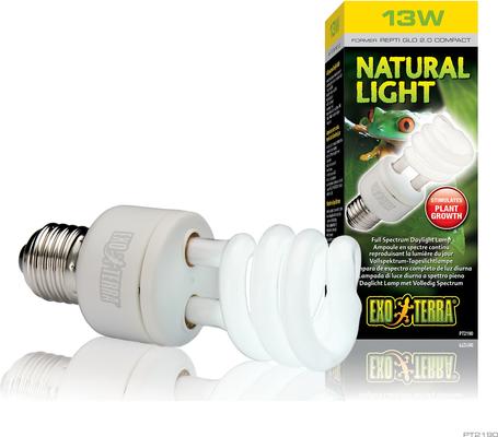 Show full view: Exo Terra Natural Daylight Reptile Lamp, 13-w bulb slide 7 of 7
