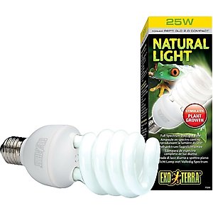 Exo Terra Natural Daylight Reptile Lamp, 26-w bulb