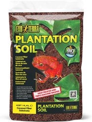 Exo Terra Plantation Soil Tropical Terrarium Reptile Substrate, 3.6-qt
