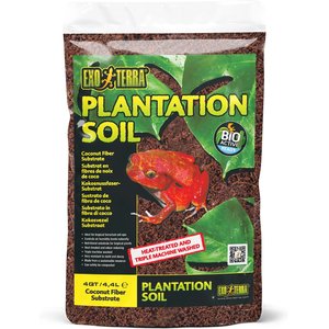 Exo Terra Plantation Soil Tropical Terrarium Reptile Substrate, 3.6-qt
