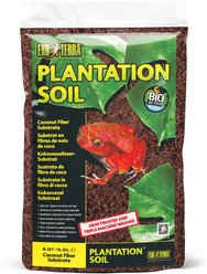 Exo Terra Plantation Soil Tropical Terrarium Reptile Substrate, 7.2-qt