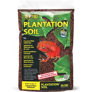 Exo Terra Plantation Soil Tropical Terrarium Reptile Substrate, 7.2-qt