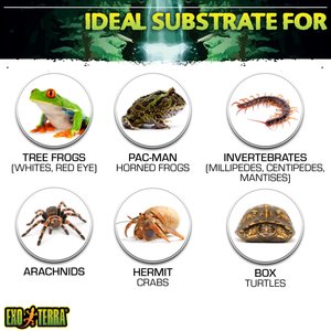Exo Terra Plantation Soil Tropical Terrarium Reptile Substrate, 7.2-qt