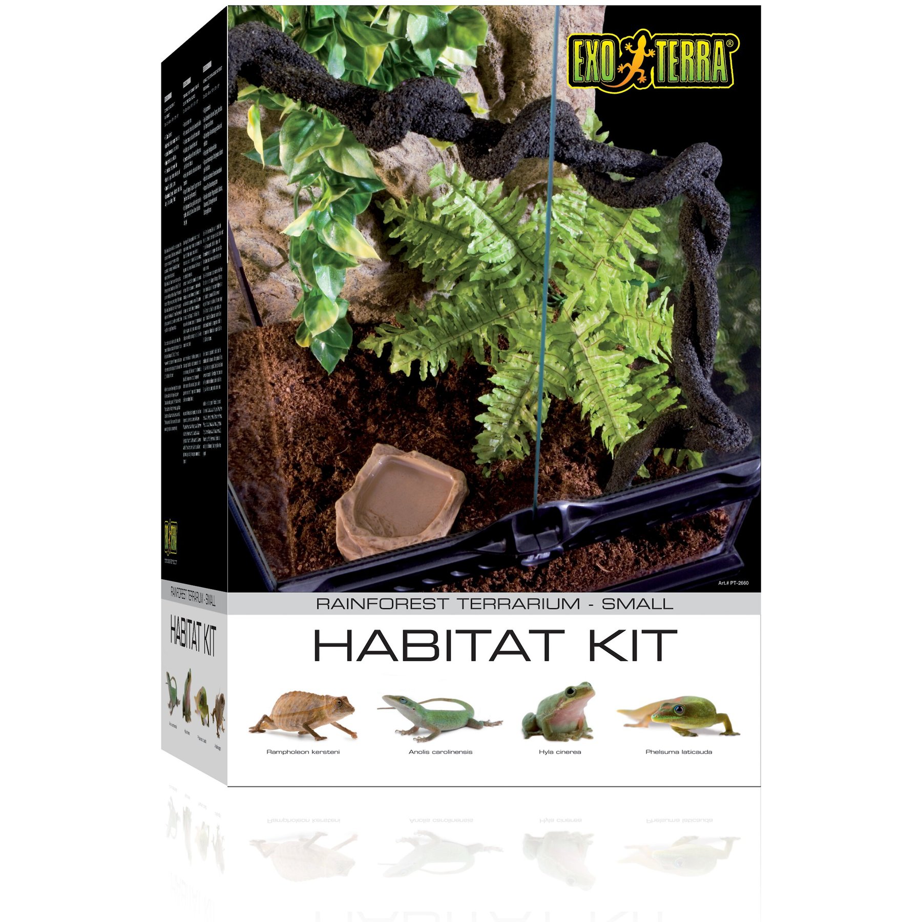 EXO TERRA 爬虫類飼育HABITAT KIT  SMALLケージ レオパ飼育キットS TV エキゾテラ(EXOTERRA) 飼育セット 販売 通販
