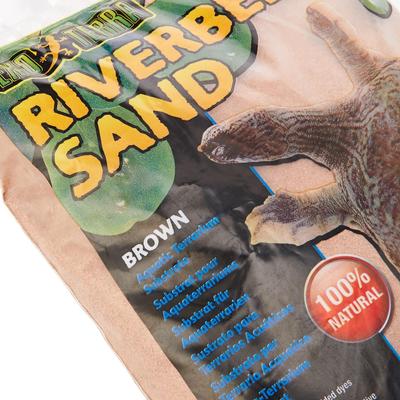 Show full view: Exo Terra Riverbed Sand Brown Aquatic Terrarium Substrate, 10-lb bag slide 5 of 7