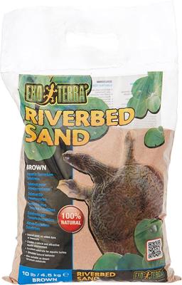 Show full view: Exo Terra Riverbed Sand Brown Aquatic Terrarium Substrate, 10-lb bag slide 2 of 7