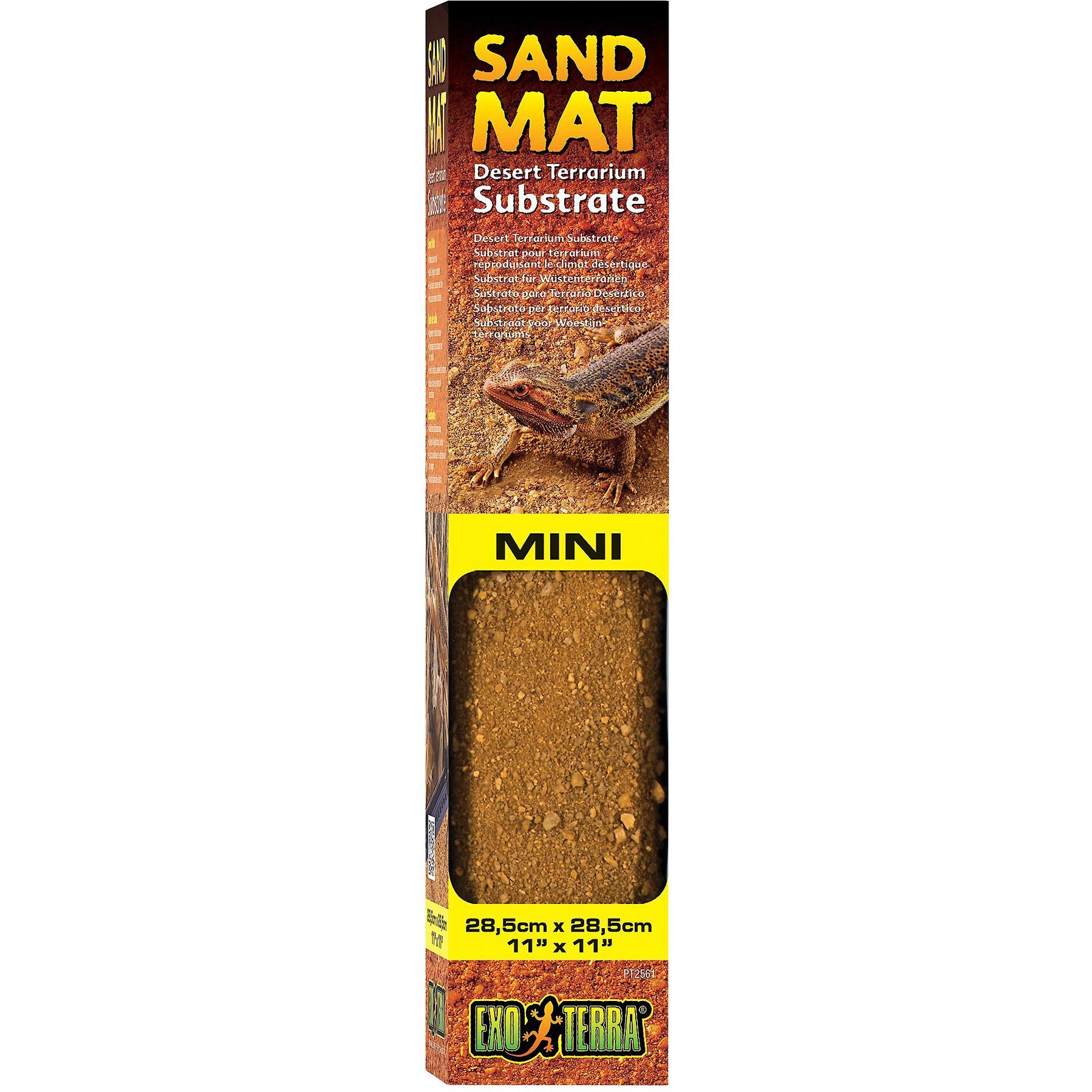 Exo Terra Sand Mat Desert Terrarium Reptile Substrate, 11-in