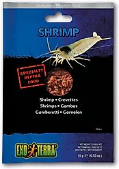 Exo Terra Shrimp Vacuum Packed Reptile Food, 0.53-oz bag