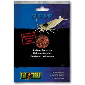 Exo Terra Shrimp Vacuum Packed Reptile Food, 0.53-oz bag