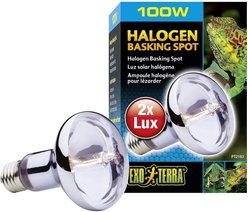 Exo Terra Sun Glo Halogen Daylight Reptile Lamp, 100-w bulb
