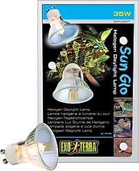 Exo Terra Sun Glo Halogen Daylight Reptile Lamp, 35-w bulb