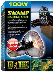 Exo Terra Swamp Basking Splash Proof Reptile Spot Lamp, 100-w bulb