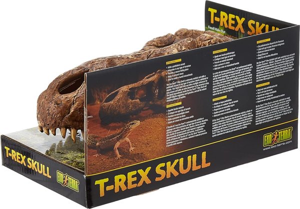 Exo Terra T-Rex Skull Reptile Terrarium Décor