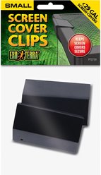 Exo Terra Terrarium Screen Cover Clip Set, Small, 3 count