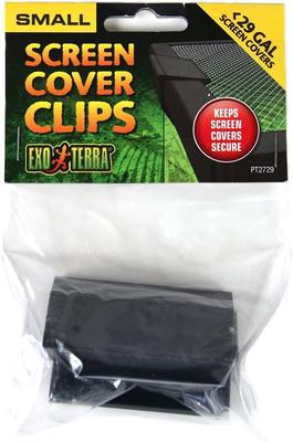 Show full view: Exo Terra Terrarium Screen Cover Clip Set, Small slide 2 of 3
