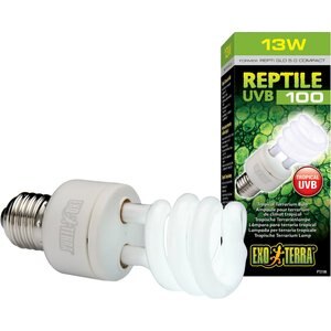 Exo Terra Tropical UVB 100 Reptile Bulb, 13-w